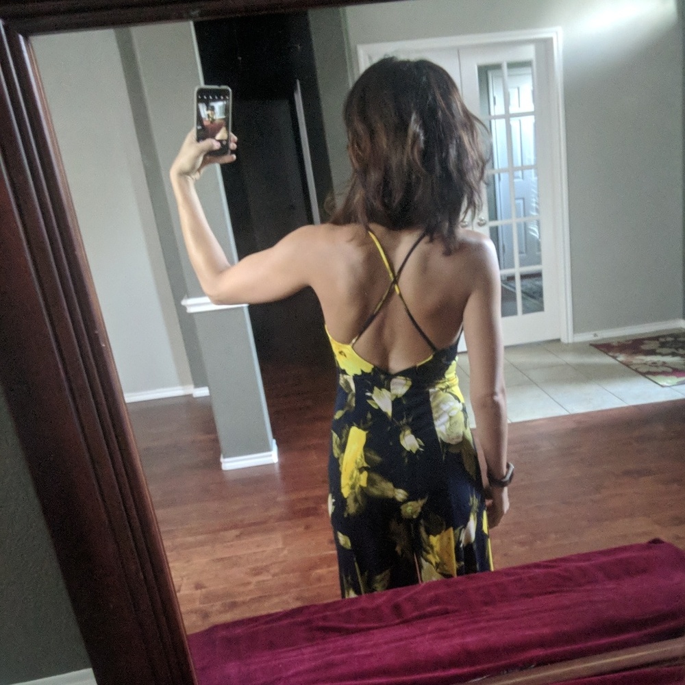 NWT Floral Jumpsuit